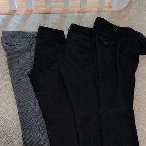 Stylish Black and Gray Pants Set